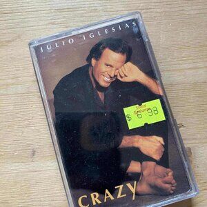 Julio Iglesias – Crazy Cassette Tape VG+ C12